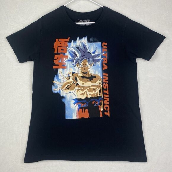 Dragon Ball Z graphic Shirt Adult Large Black Crewneck Short Sleeve Anime Tee - Picture 1 of 6